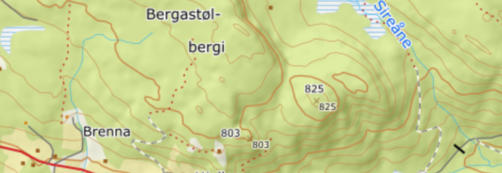 Ni på Tøpptur nr 3 Bergastølberget